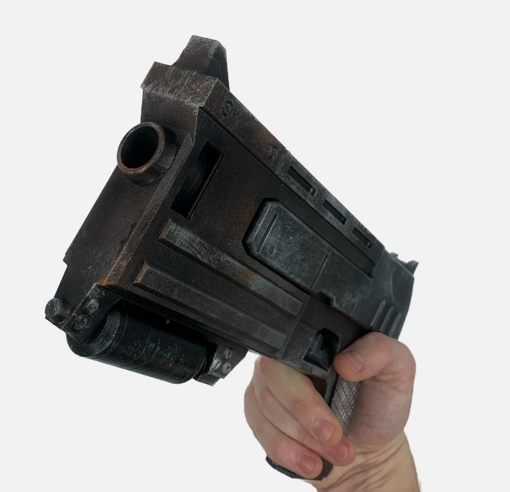 3d printed Alien Blaster pistol Fallout New Vegas Gun Replica Prop Cosplay