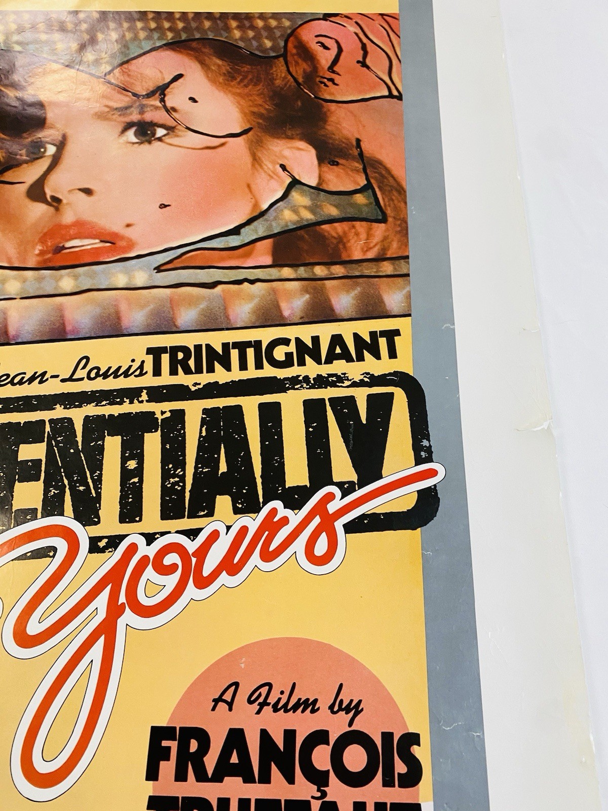 1983 CONFIDENTIALLY YOURS ROLLED PRINTERS PROOF NSS 30×43 ORIGINAL MOVIE POSTER