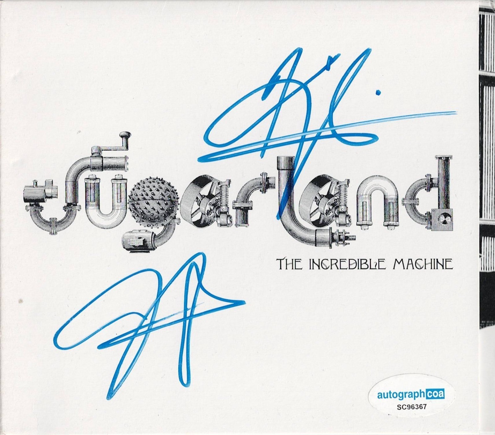 Sugarland Signed CD Jacket + Kristian Bush Signed 10 X 10 Color Photo