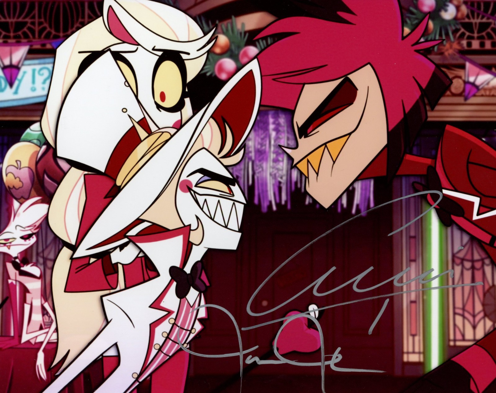 Hazbin Hotel – Amir Talai & Jeremy Jordan Signed 8×10 Photo JSA Certified