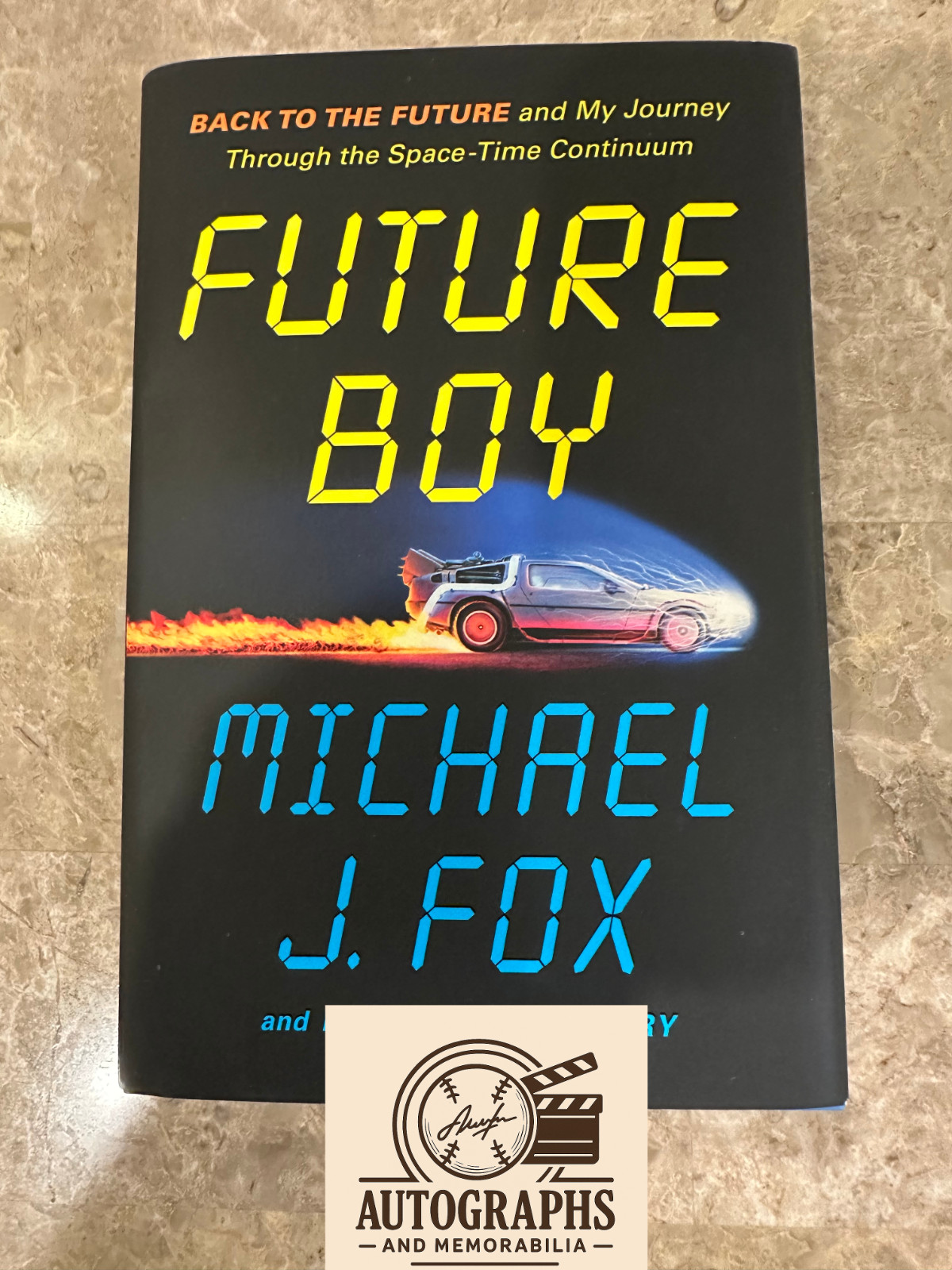 Michael J Fox Signed Future Boy Book – Back to the Future – PSA COA – Rare!!📚
