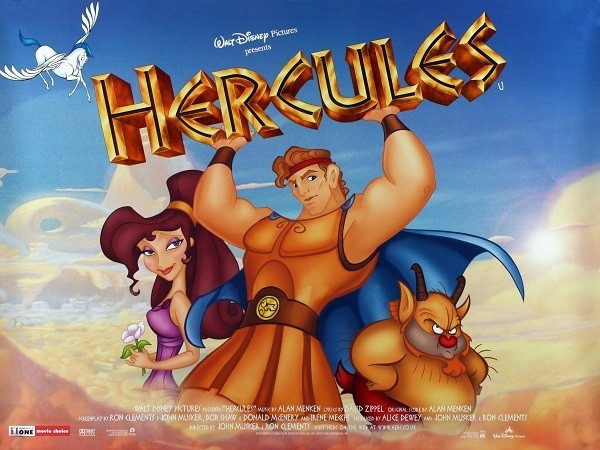 Hercules movie poster : Walt Disney : 12 x 16 inches