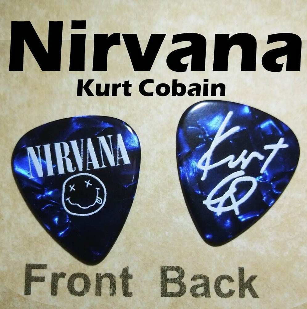 1990s Grunge Rock band signature Novelty guitar pick (BG-2161)v
