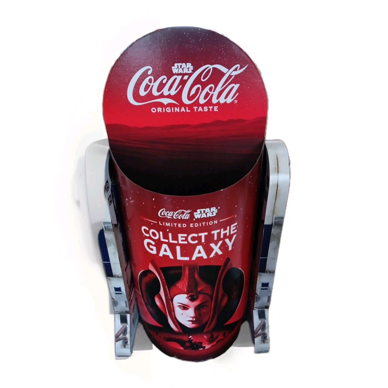Star Wars Very Rare Collectible Coca Cola R2D2 Cardboard Display
