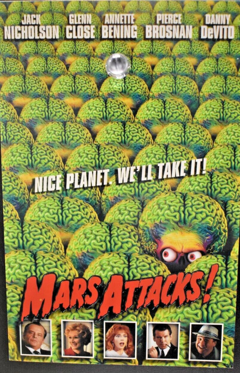 Vintage Mars Attacks! “Nice Planet. We’ll Take It!” Postcards 7 x 4.5 in