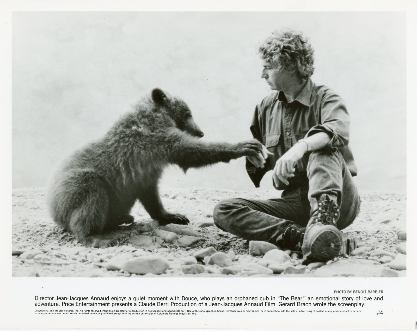 THE BEAR 1989 Original Hollywood Photo Vintage 8×10 Celebrity Memorabilia