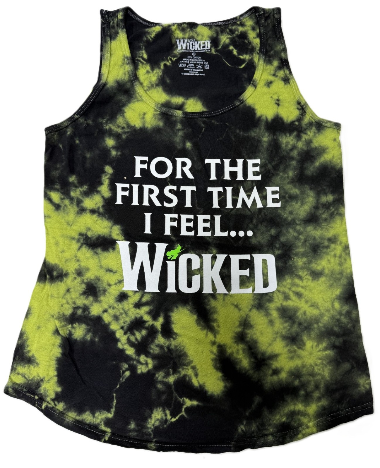 WICKED The Musical BROADWAY SHOW + WOMEN’S FEEL WICKED TANK V2 +NEW!! ORIGINAL!!