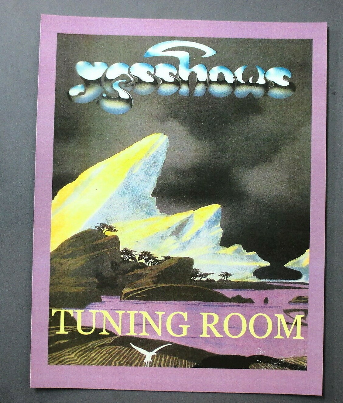 Yes Backstage Door Sign ! 8.5″ X 11″ YesShows Tuning Room !