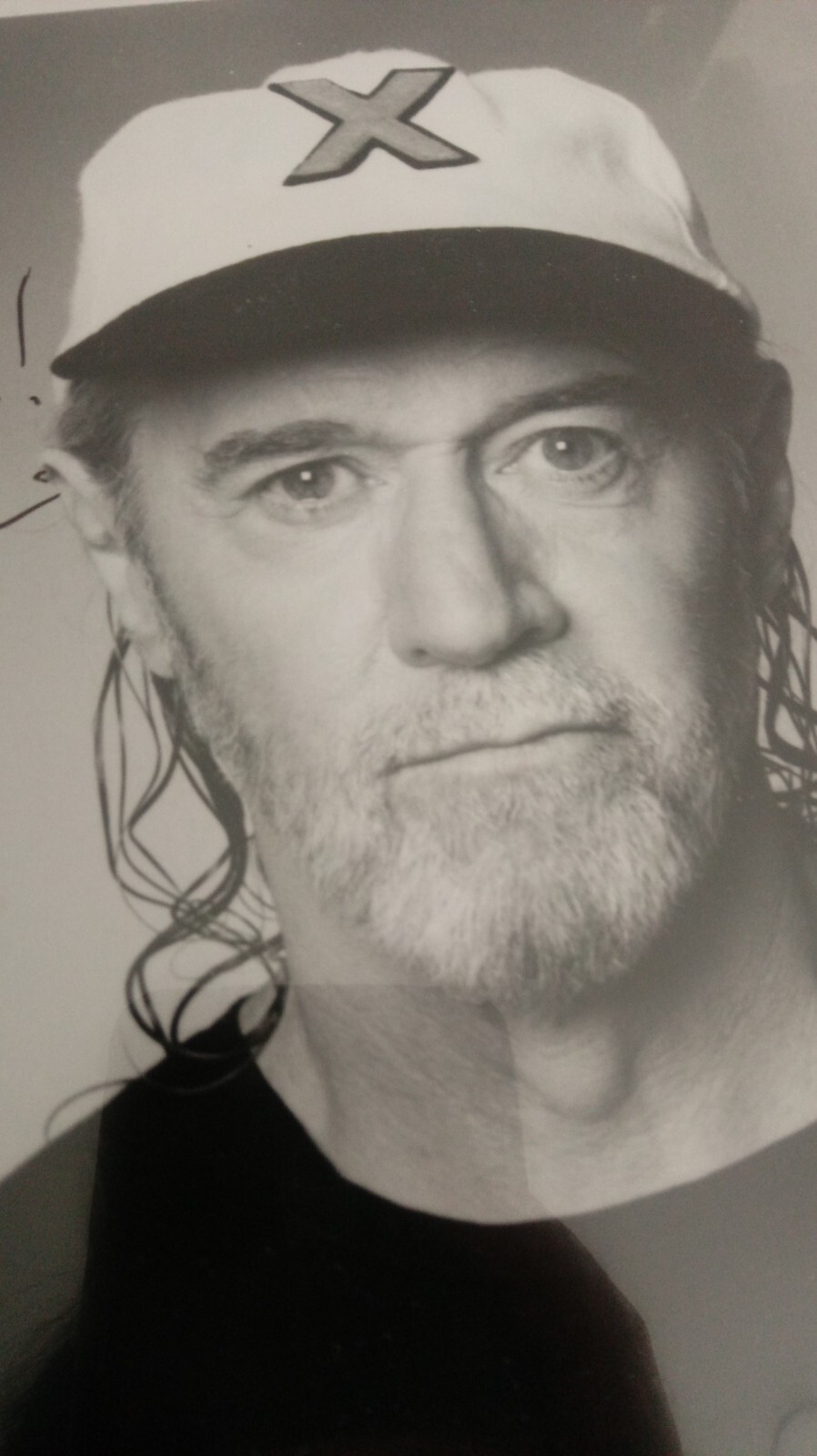SIGNED George Carlin 1990’s RARE Promo Photo Uncommon HTF Autograph w/ COA