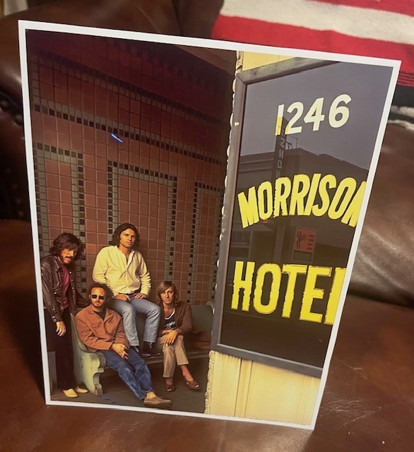 The Doors Rock & Roll Group at Morrison Hotel Tabletop Standee 10 1/2″ X 8 1/2″