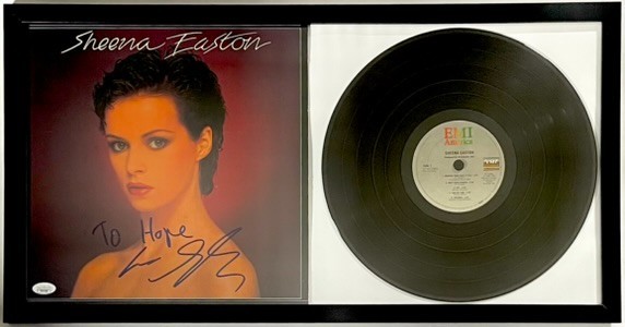 Sheena Easton Signed Self Titled Vinyl LP Record Frame Display Autograph JSA COA