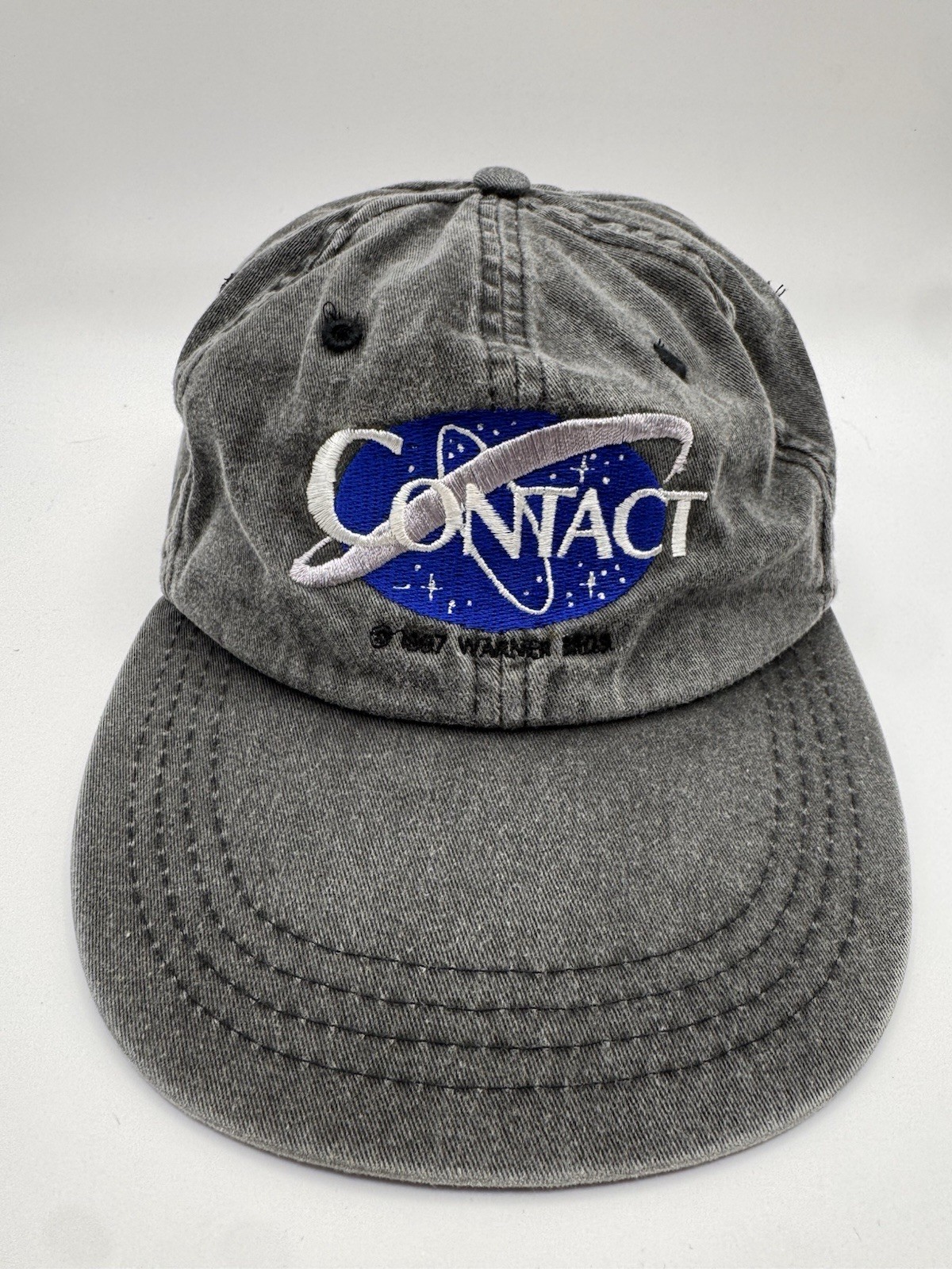 Vintage Contact Movie Strapback Hat Rare NASA Style Sci Fi Film Cap