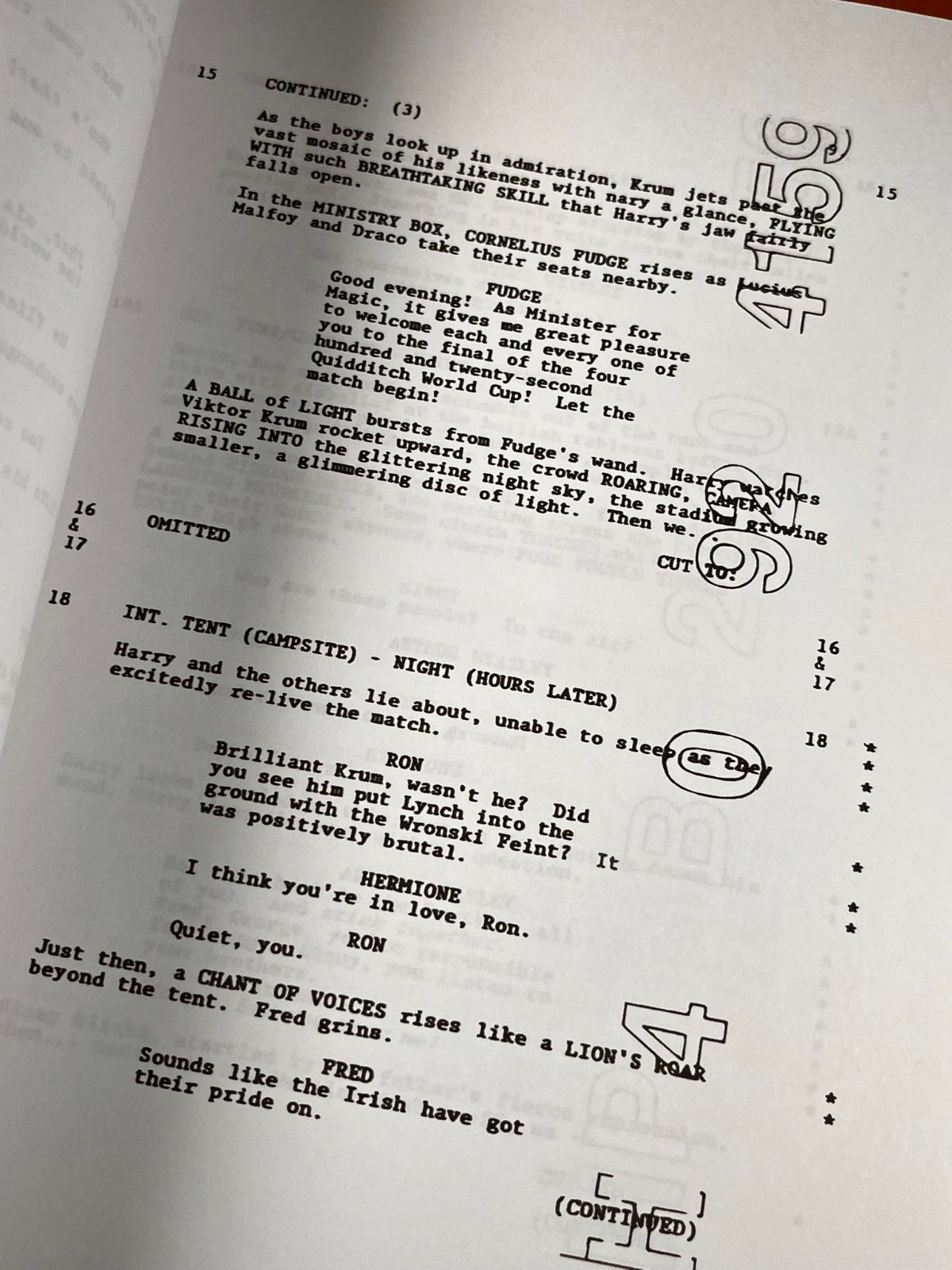 Harry Potter 1-8 Script Collection- Signed- Autograph Reprints
