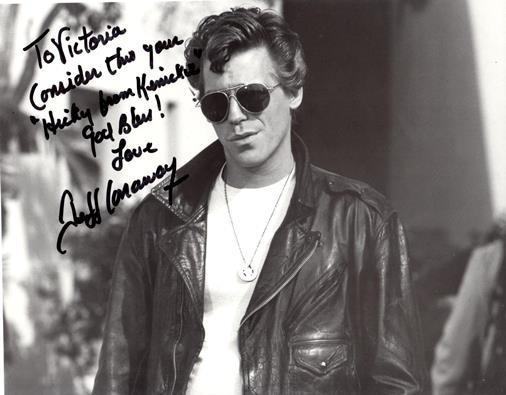 VINTAGE – MEGA SHOW NJ GREASE & TAXI JEFF CONAWAY 8X10 AUTOGRAPH PHOTO 2000