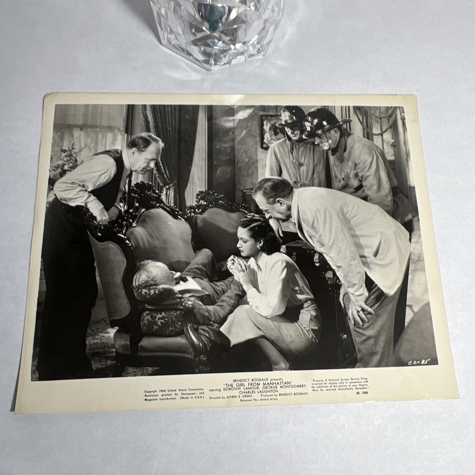 1948 THE GIRL FROM MANHATTAN: Dorothy Lamour Film Promo Movie Photo NSS 48/1389