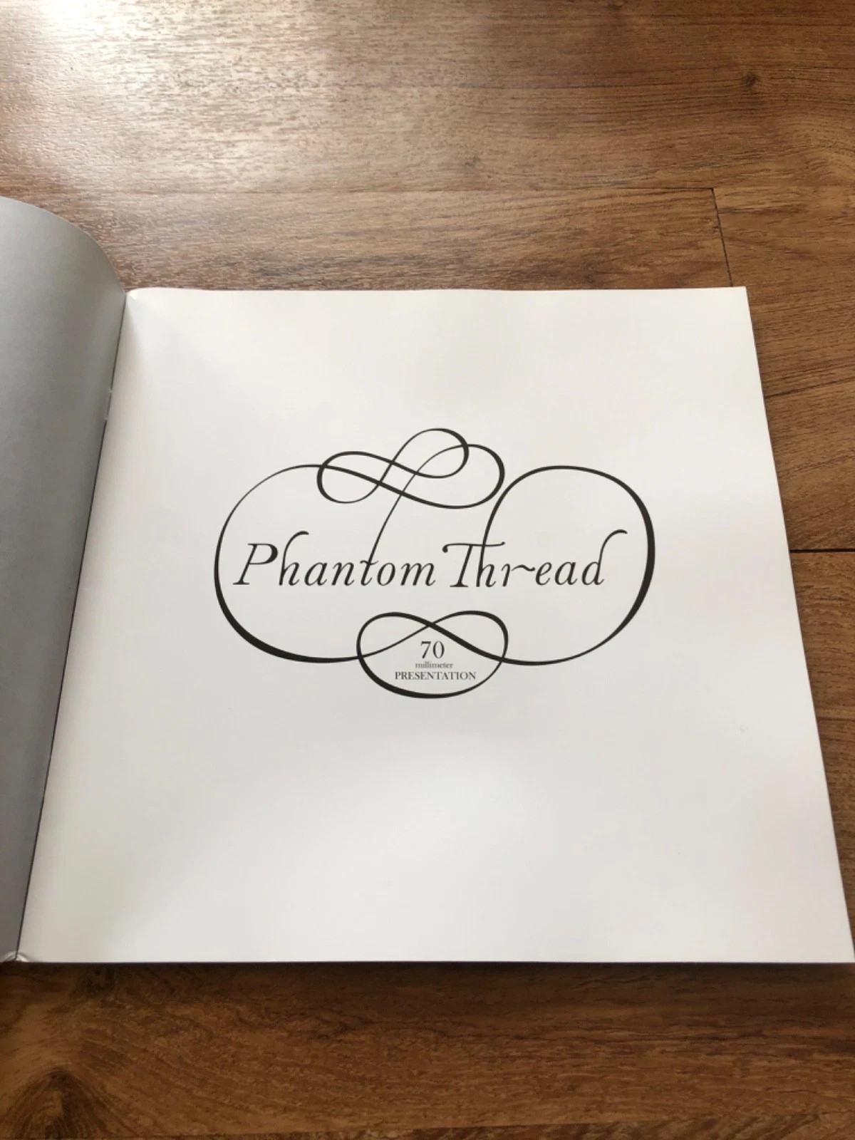 Phantom Thread 70mm Program Paul Thomas Anderson Promotional Booklet