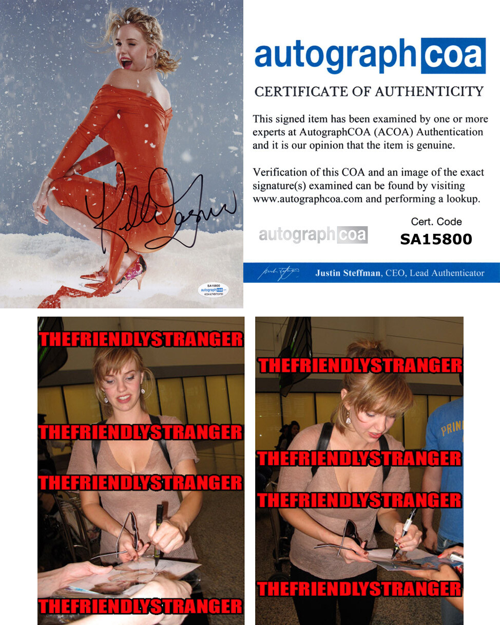 Kelli Garner signed Autographed 8×10 Photo c PROOF Hot SEXY Pan Am ACOA COA