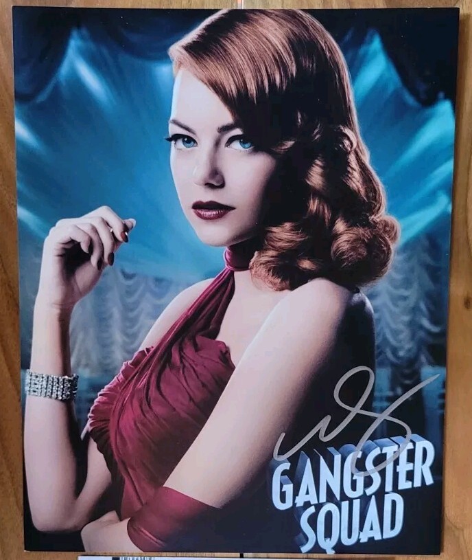 Emma Stone “Gangster Squad” Autographed Signed 8×10 Photo W COA