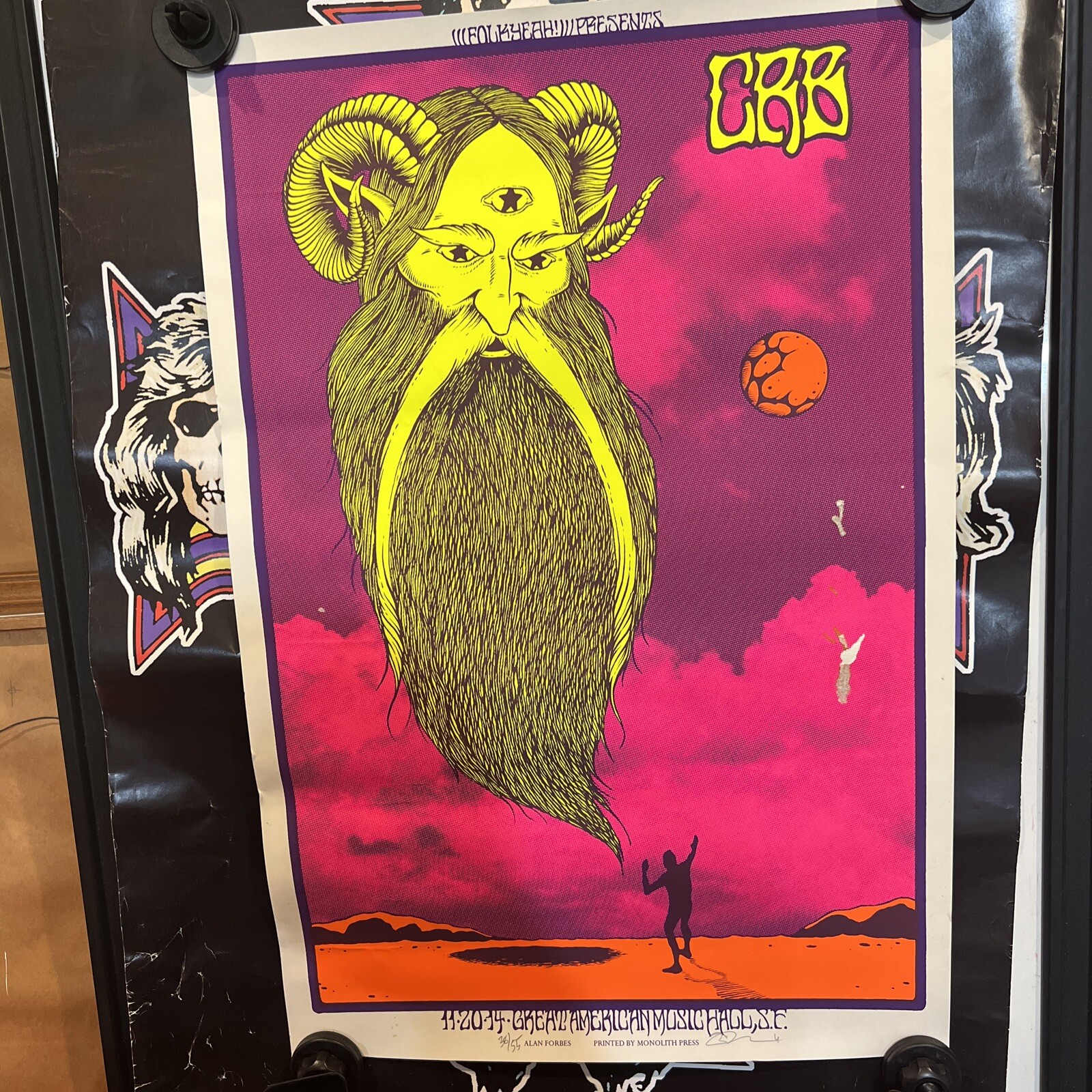 CHRIS ROBINSON BROTHERHOOD – SAN FRANCISCO 2014 Sign And Numbered ALAN FORBES