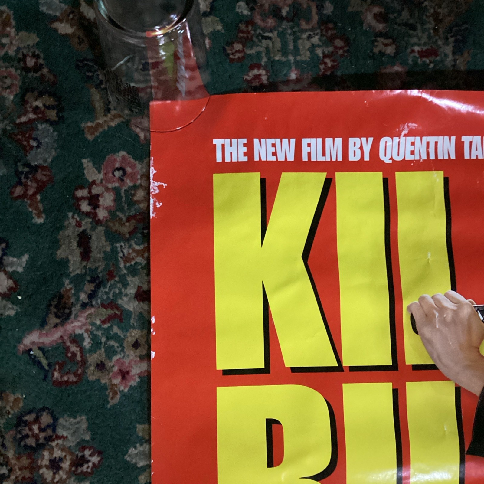 VINTAGE KILL BILL VOLUME 2 DVD RELEASE MOVIE PROMO POSTER (26×40”) (VG+)