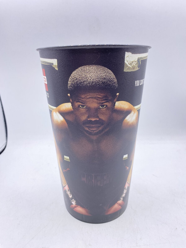 QTY 2* AIRLITE PLASTICS CREED 3 MOVIE THEATER 44 OZ PLASTIC RESUABLE CUP