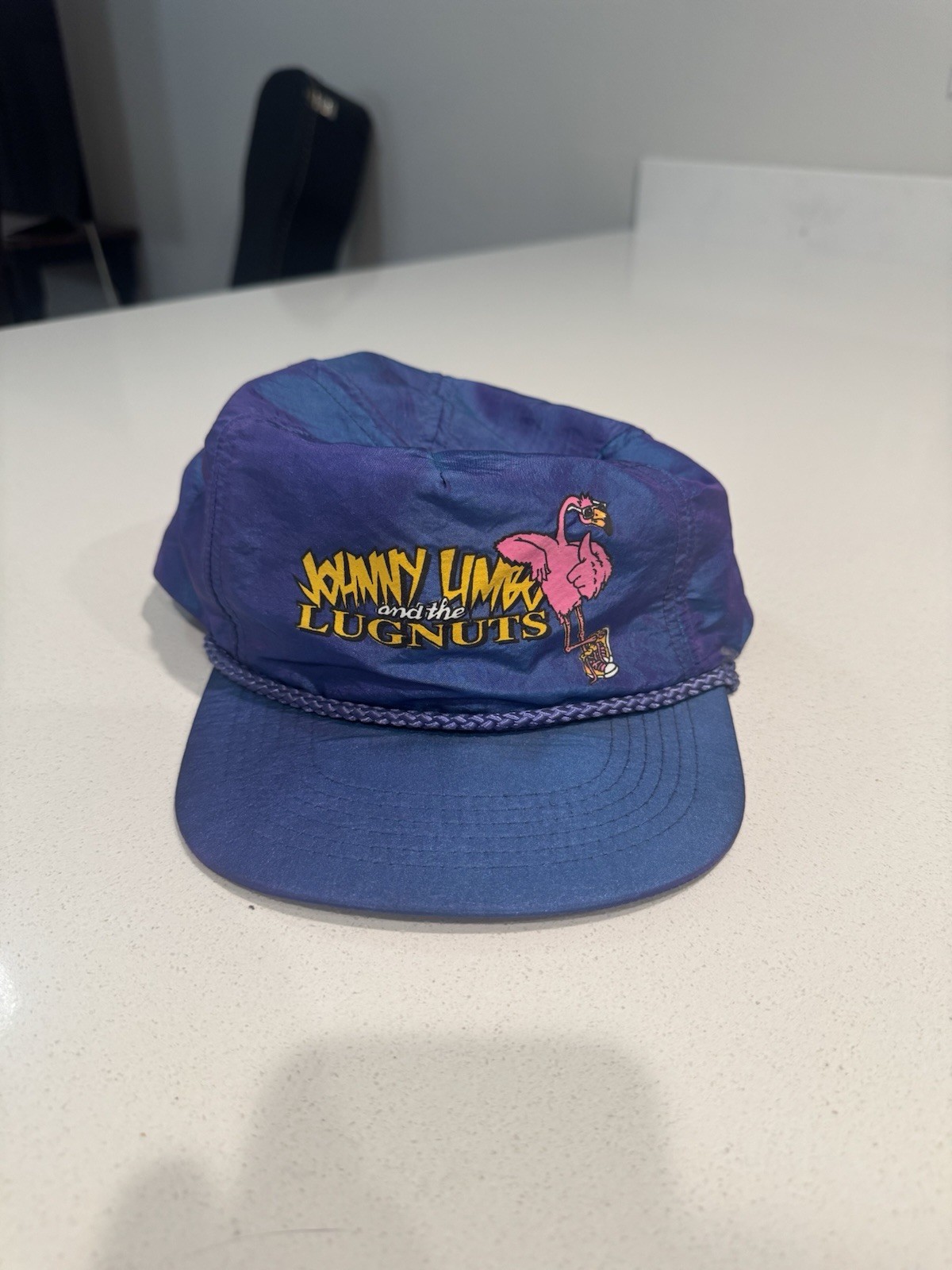 Vintage Johnny Limbo & The Lugnuts Rope Hat Cap 80s 90s KC Snapback Rare USA