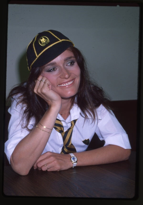 Margot Kidder 1970’s in Scout Uniform Gorgeous Smile Original 35mm Transparency