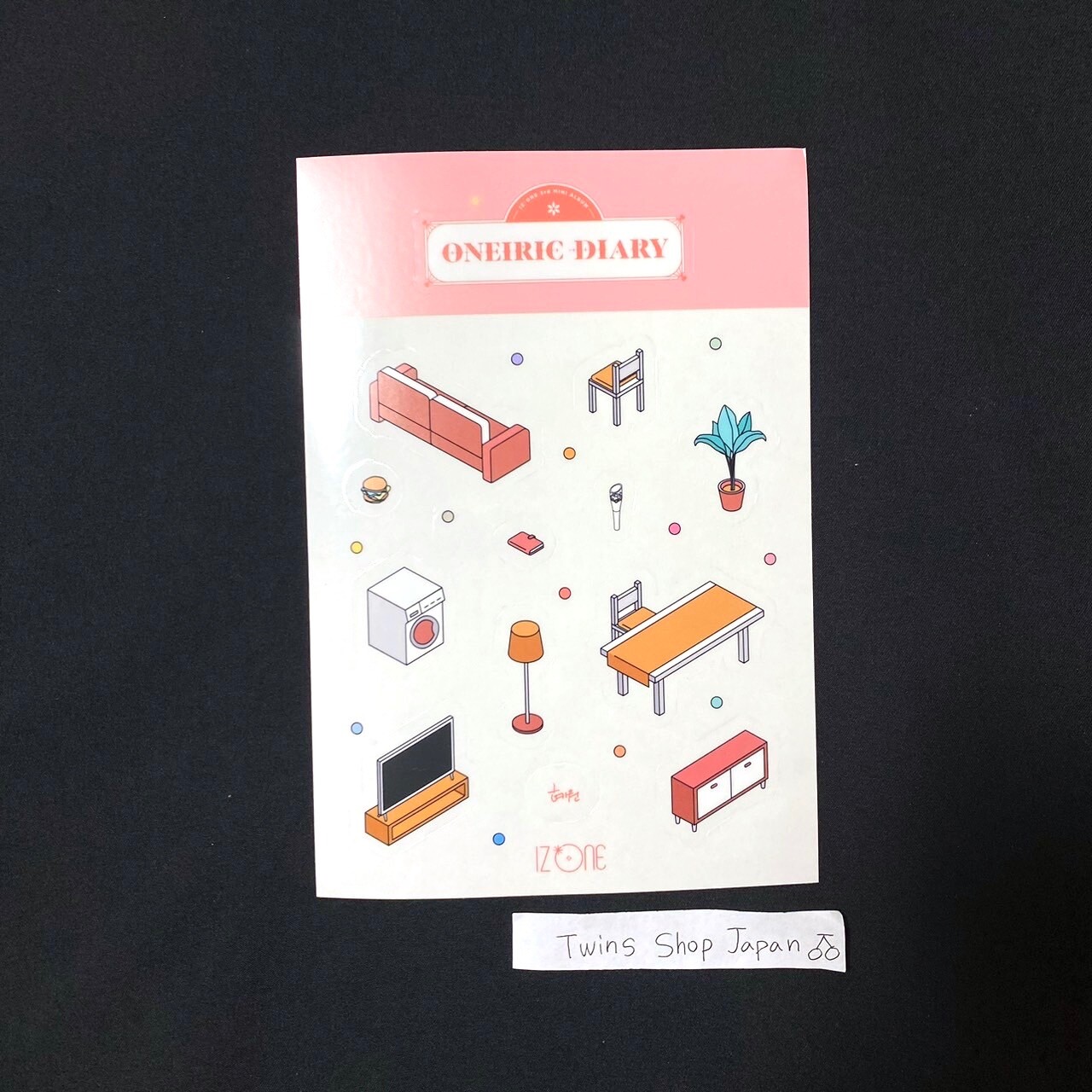 iz*one 3rd Mini Album oneiric diary Hyewon set Diary ver. + 3 photo cards IZONE