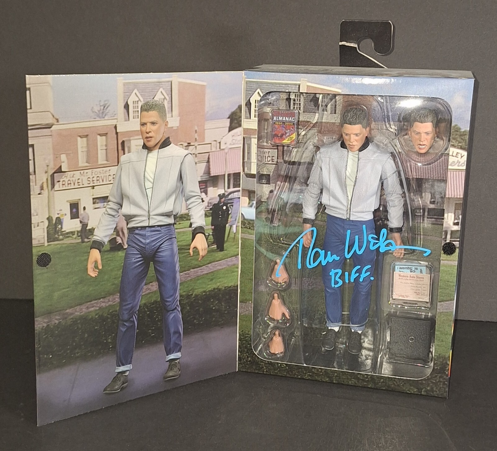 Tom Wilson Signed Autographed Neca Biff Tanner Beckett COA