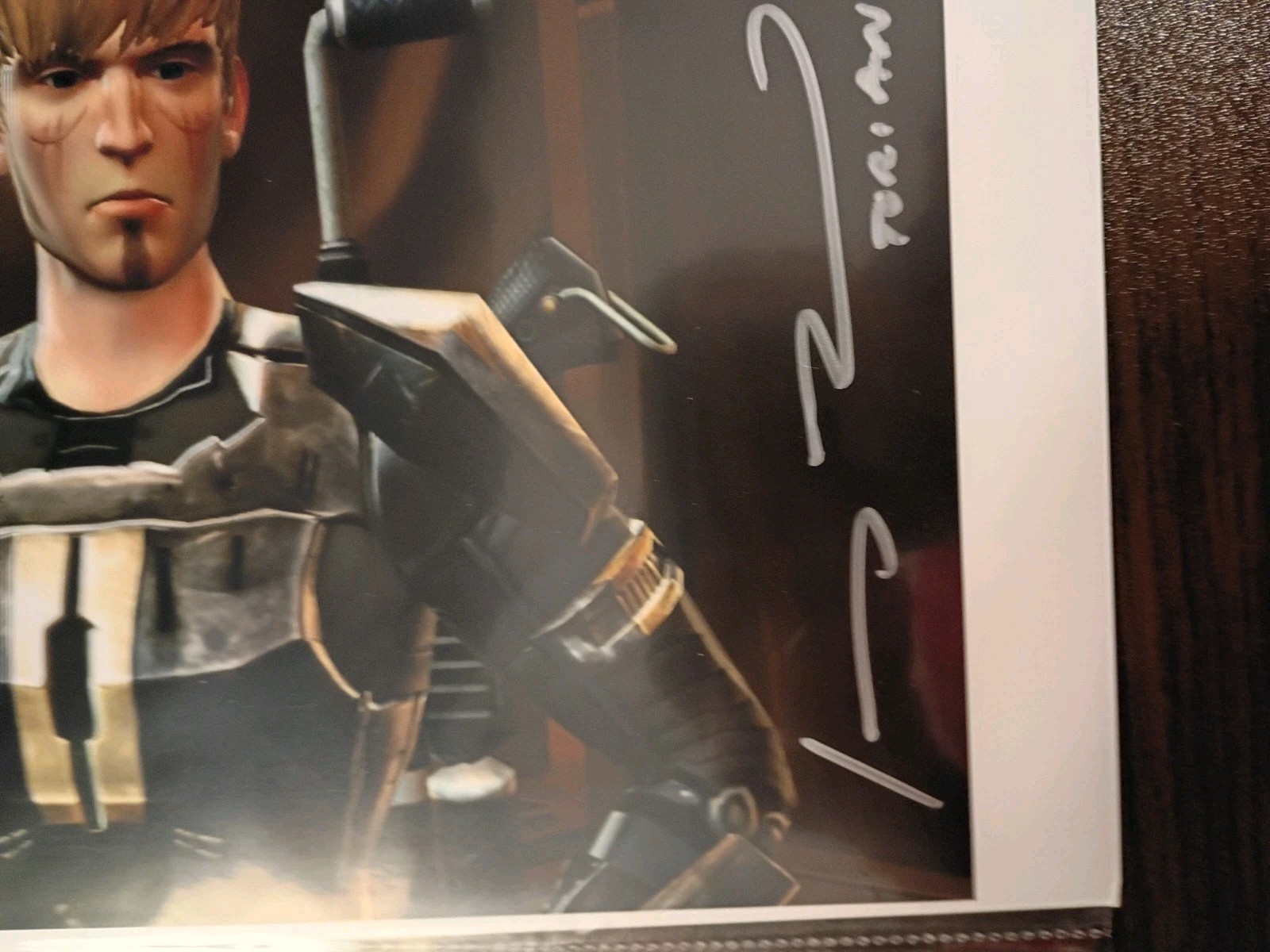 JOHNNY YONG BOSCH Signed Autographed 8×10 Photo..”TORIAN” STAR WARS..Beckett