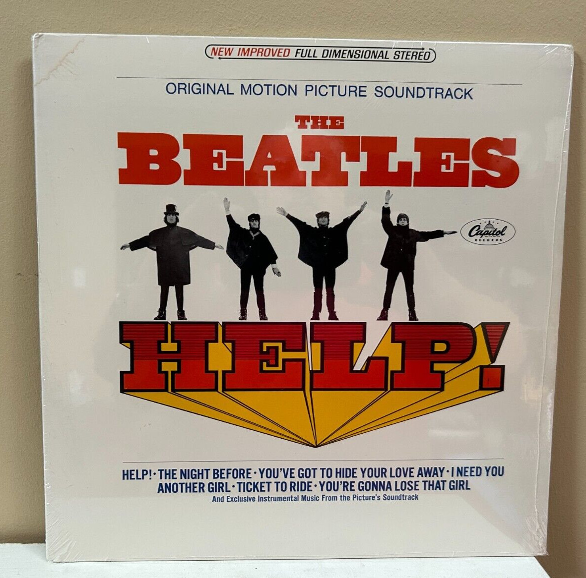 SEALED US VINYL LP BEATLES HELP SOUNDTRACK SMAS 2386 (Paul McCartney, J Lennon).