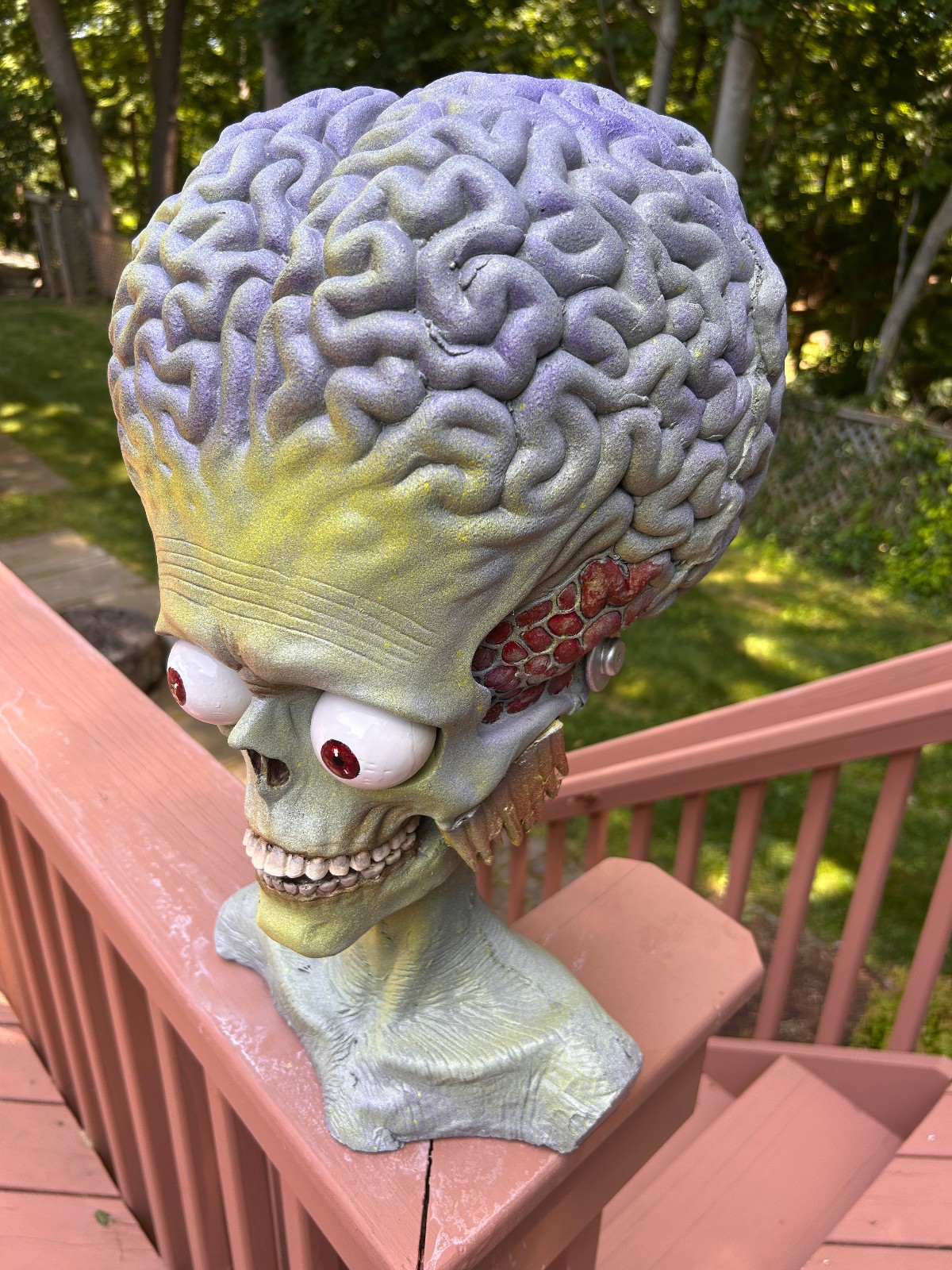 Mars Attacks 1:1 Resin Bust Alien Lifesizs Prop