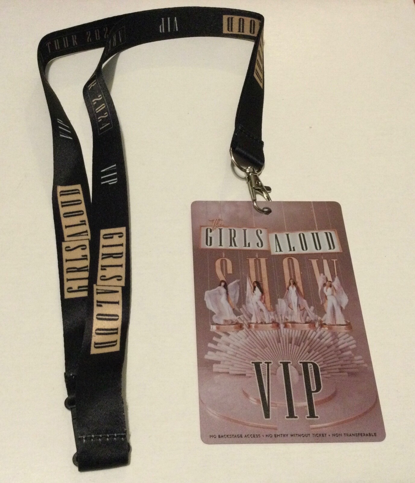 GIRLS ALOUD SHOW TOUR VIP STEEL LAMINATE +GIFT WRAPPED KITTY KAT TOTE BAG 2024
