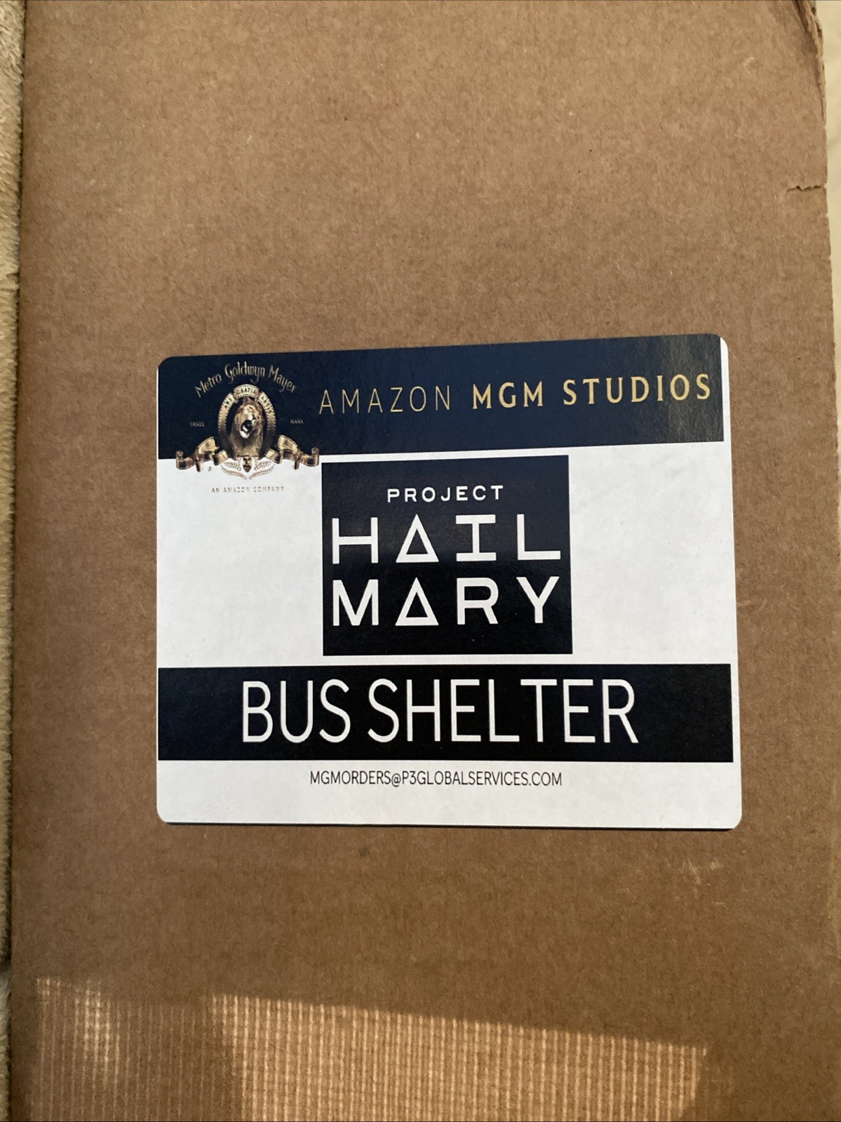 Project Hail Mary Original Movie Poster Bus Shelter 48×72 DS