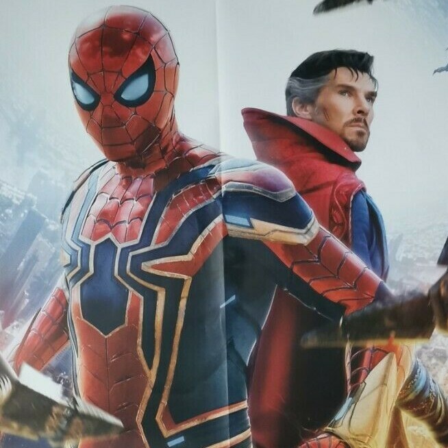SPIDER-MAN NO WAY HOME Original Movie Poster 39×55 2Sh Italian DR STRANGE MARVEL