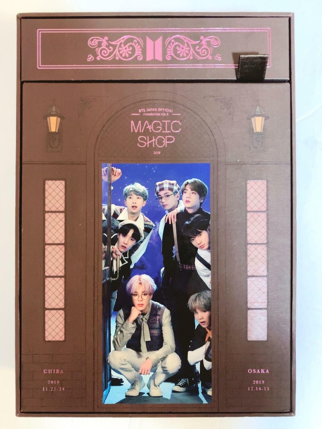 RARE BTS JAPAN OFFICIAL FANMEETING VOL.5 MAGIC SHOP DVD BOX Exclusive to JAPAN