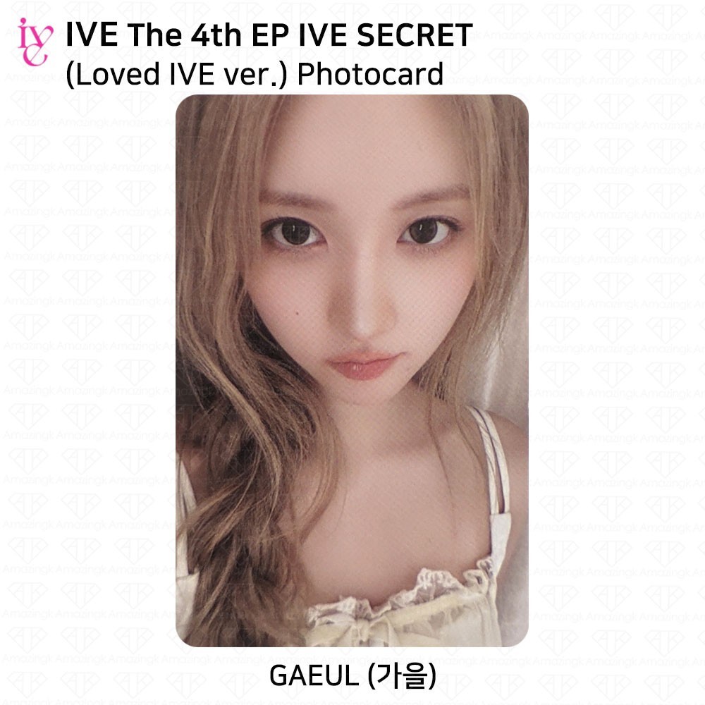 IVE 4th EP Album IVE SECRET Loved IVE / Photobook ver. Official Photocard