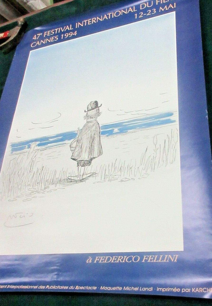 ” 47 FESTIVAL INTERNATIONAL DU FILM ” ORIGINAL POSTER 32″ X 24″ 1994
