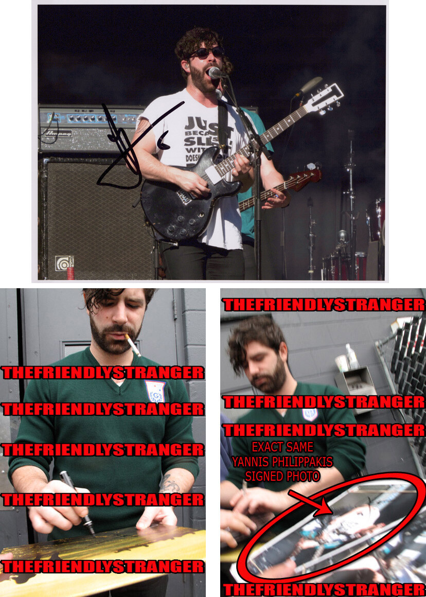 YANNIS PHILIPPAKIS signed Autographed “FOALS” 8X10 PHOTO a EXACT PROOF Exits COA