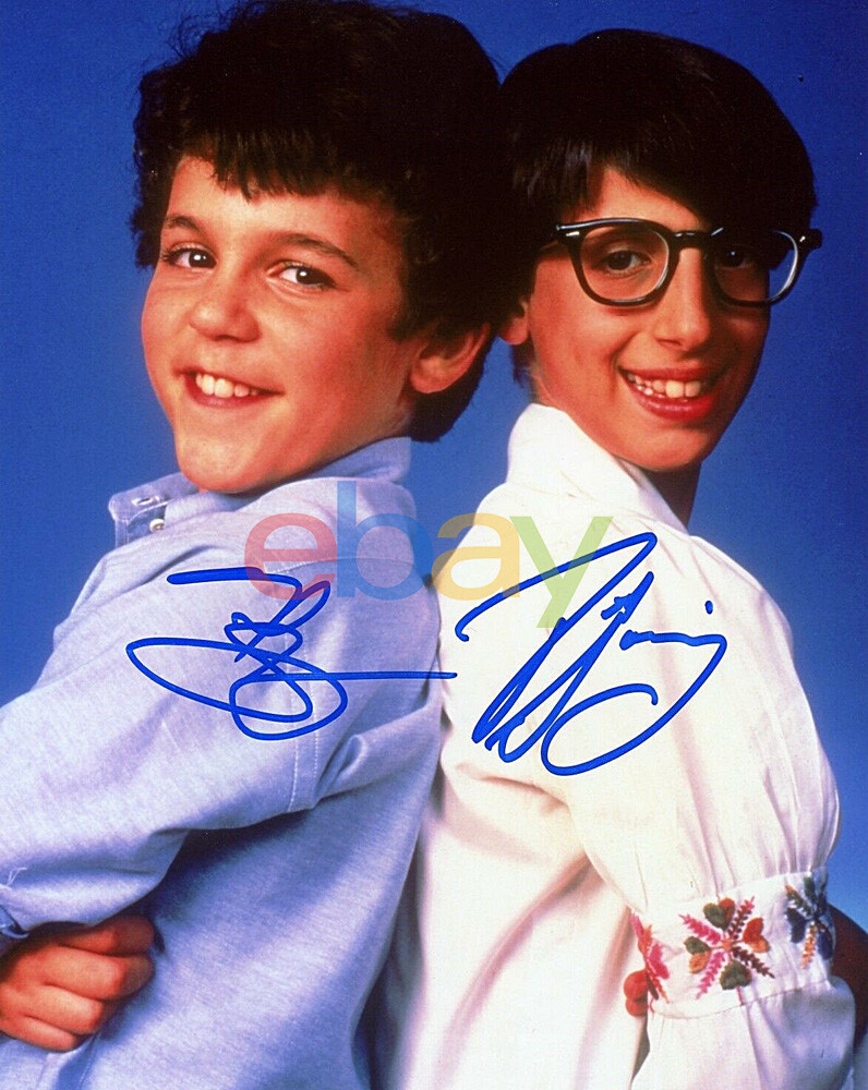 Fred Savage & Josh Saviano The Wonder Years AUTOGRAPH Signed 8×10 Photo reprint