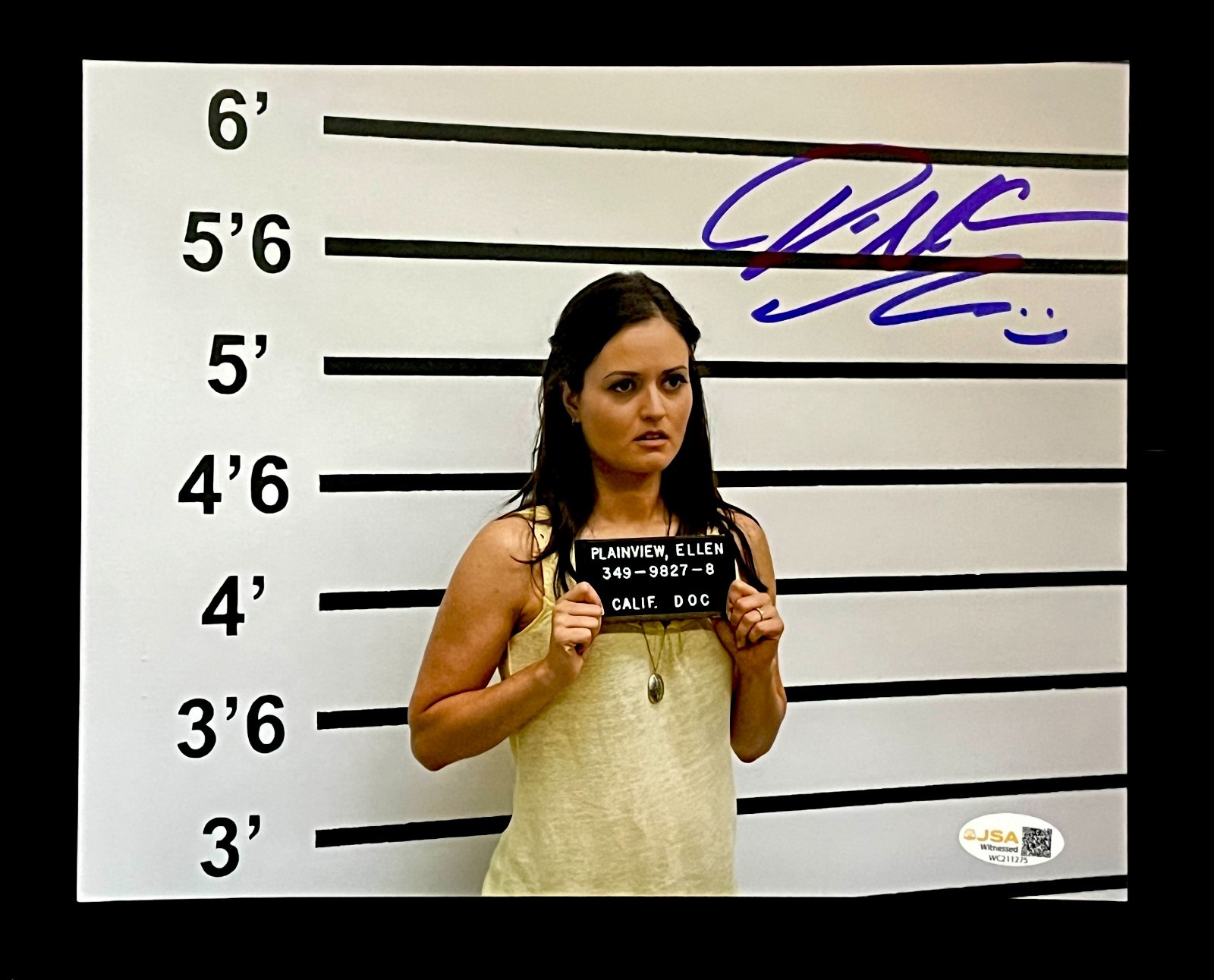 DANICA McKELLAR HAND SIGNED 8X10 GLOSSY PHOTO JSA COA. THE WONDER YEARS