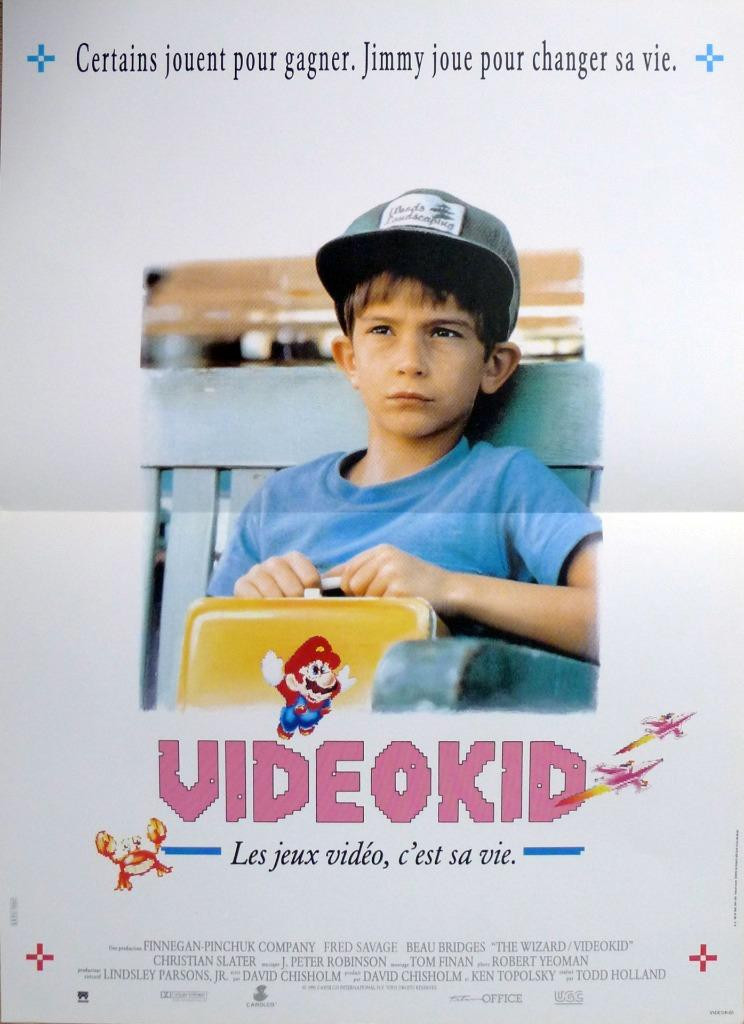 THE WIZARD – FRED SAVAGE / VIDEO GAME – ORIGINAL FRENCH MOVIE POSTER