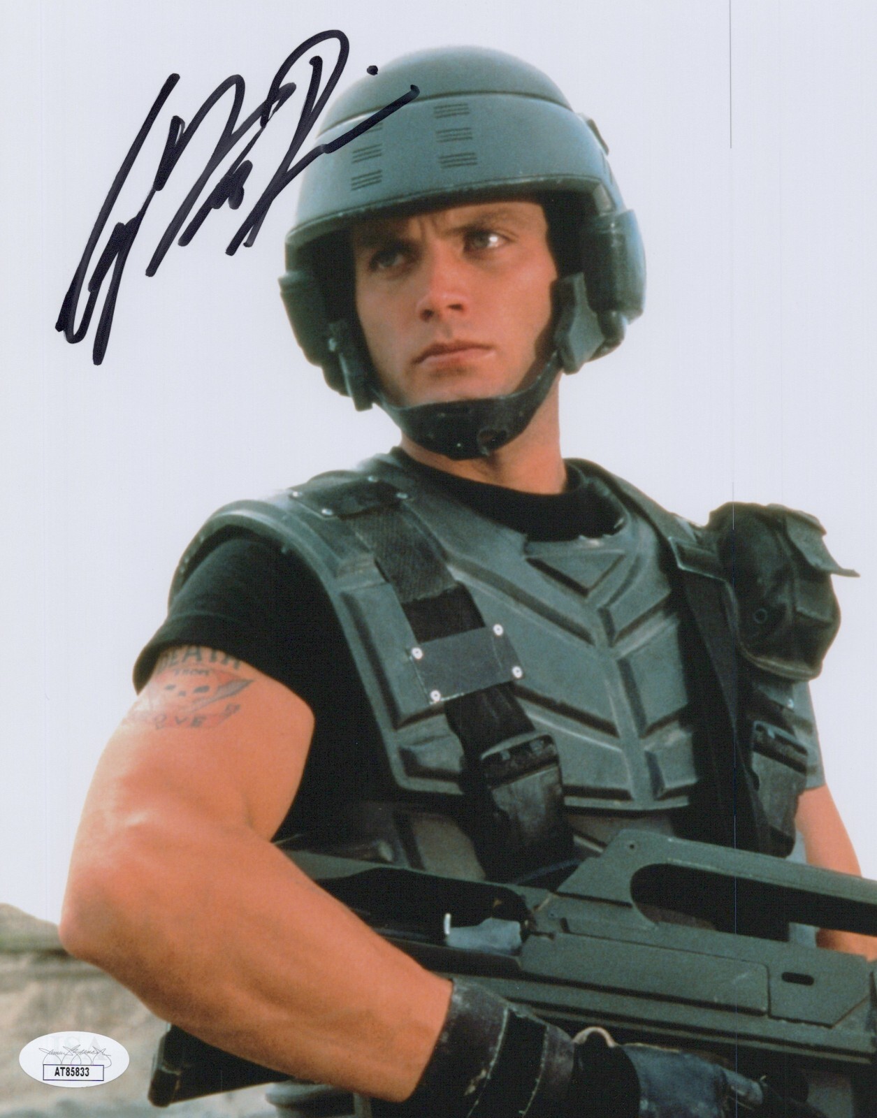 Starship Troopers – Casper Van Dien signed Johnny Rico 8×10 photo JSA COA