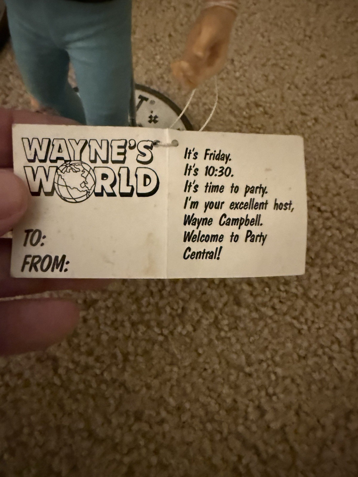1991 Saturday Night Live Wayne’s World Wayne Campbell Statue Figurine W/Tag RARE