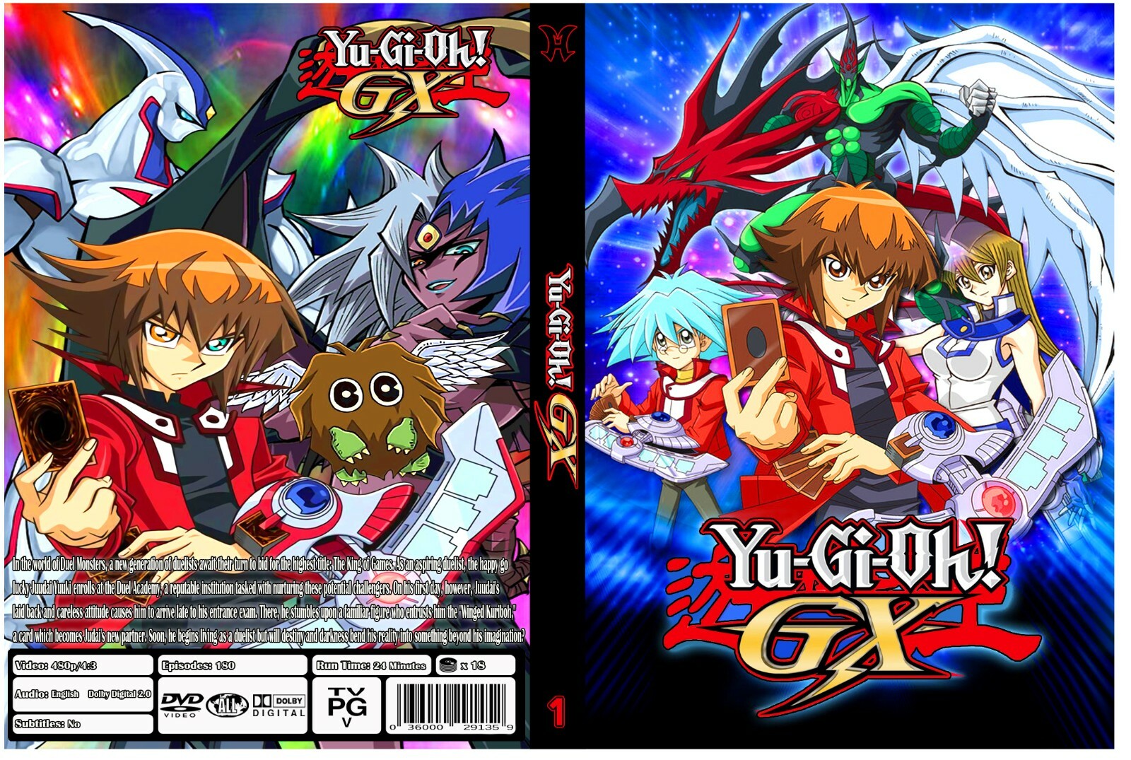 Yu-Gi-Oh! GX Complete Series 180 Episodes English Dubbed