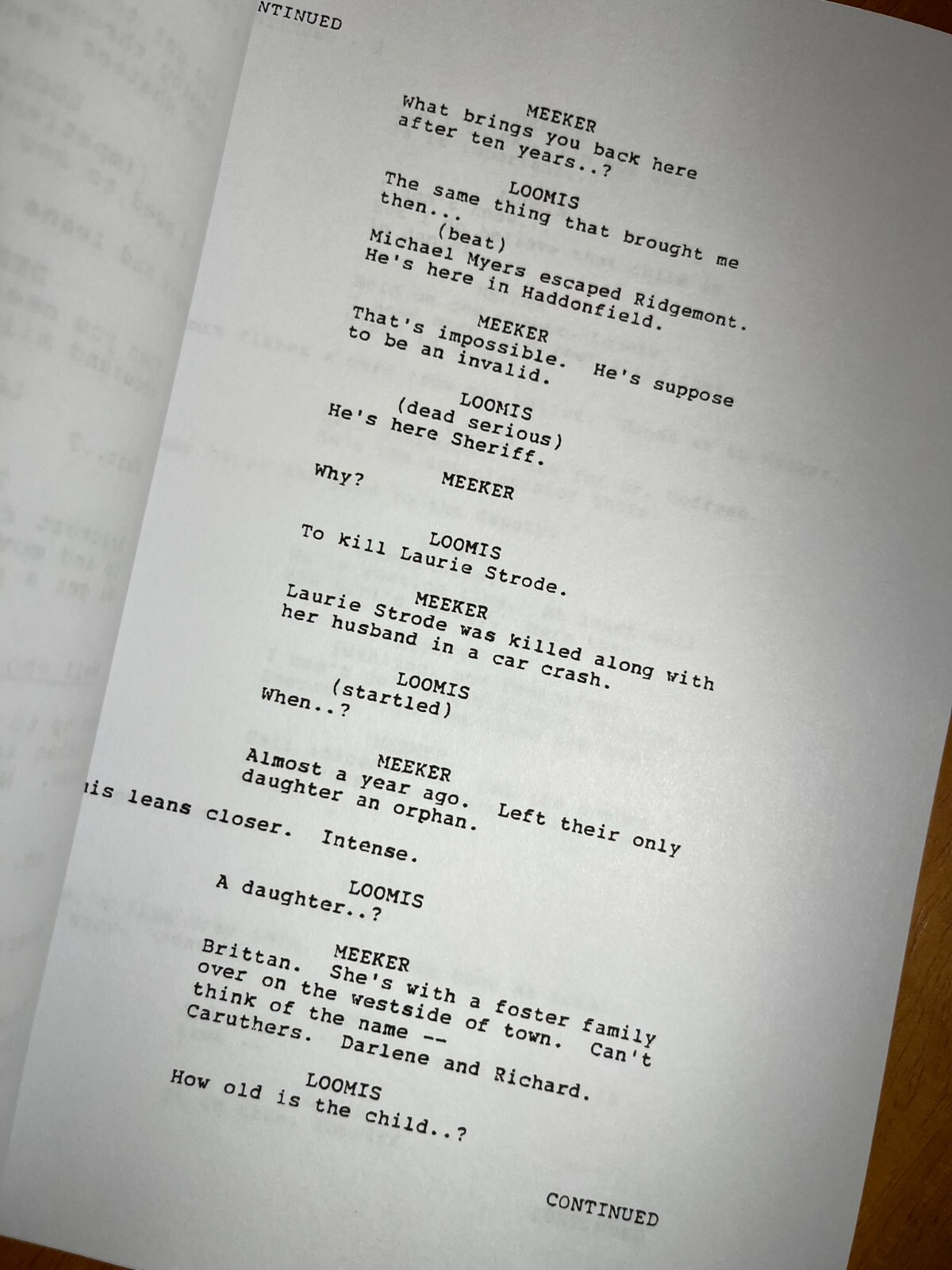 Halloween 1-8 Script Bundle Signed- Autograph Reprints- 8 Scripts- Michael Myers