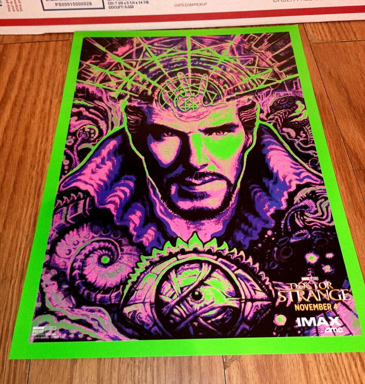 Doctor Strange Glow in the Dark 9.25 X 12.75″ Poster.