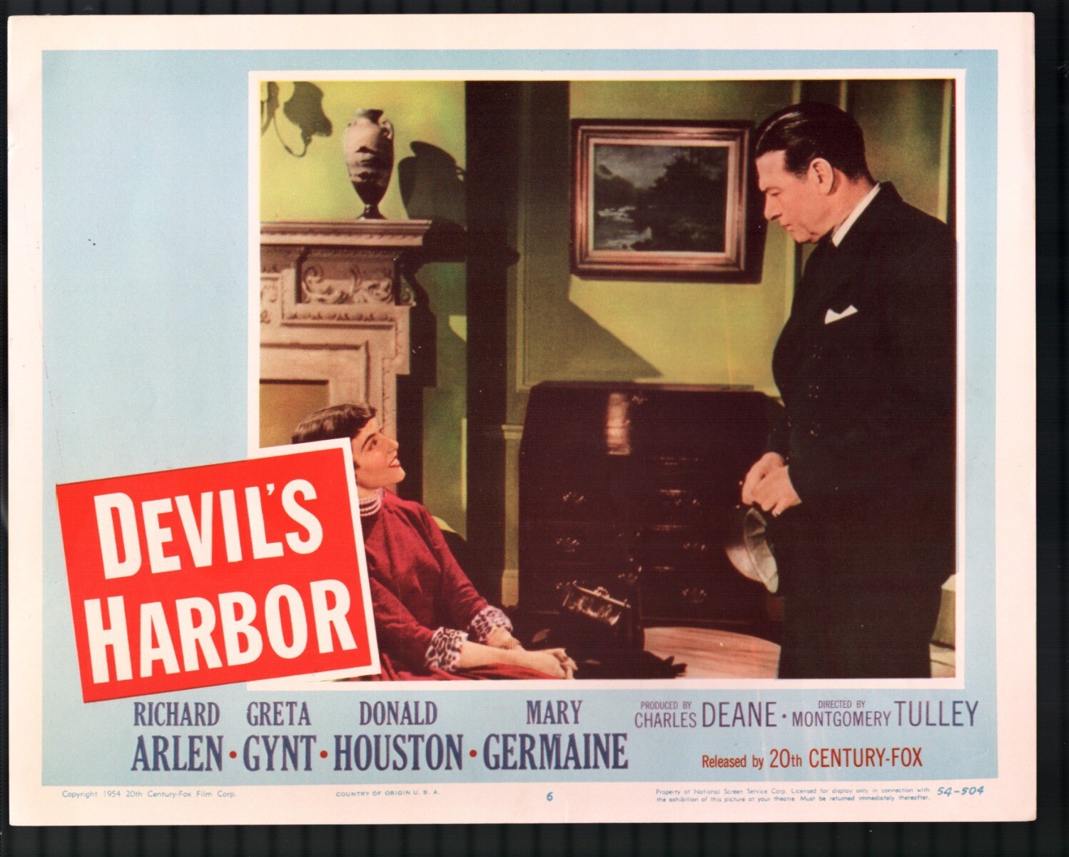 Lobby Card: Devil’s Harbor 11″x14″ Lobby Card #6 Richard Arlen Greta Gynt Fil…