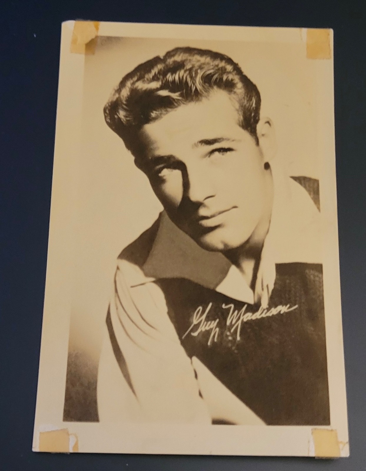 Vintage GUY MADISON PHOTO POST CARD RPPC W.J.Gray photographer