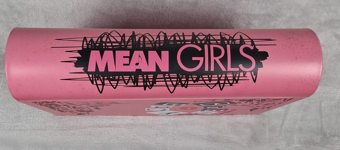 Mean Girls Burn Book Popcorn Tin AMC Movie Collectible Pink Lip Print Movies